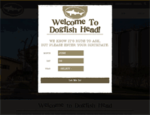 Tablet Screenshot of dogfish.com