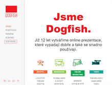 Tablet Screenshot of dogfish.cz